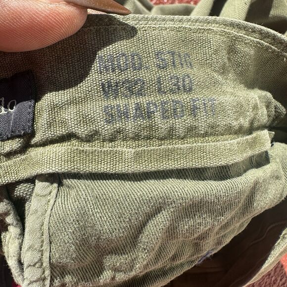 Marc O’ Polo STIG SHAPED FIT LEG REGULAR LENGTH WELT POCKETS - Chinos oliv 32x30 - Picture 9 of 9